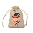 thumbnail image 1 of Halloween Home Textile Storage Drawstring Bag Glow In The Dark Linen Pouch for Candy Jewelry Perfume Trick Or Party Supplies, 1 of 6