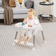 thumbnail image 4 of Babyjoy 4-in-1 Convertible Baby High Chair Feeding with Removable Double Tray& Footrest, 4 of 10