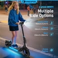 thumbnail image 4 of Gyrocopters FlashX Electric Scooter | Powerful Rear Wheel Drive with 32 km/h Speed | 32 km Range | UL2272 Approved | Smart App Control | Foldable & Light-weight | Puncture-Proof Tires | Cruise Control, 4 of 9