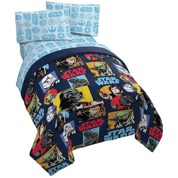Star Wars 4pc Twin Bed Set and Bonus Tote.