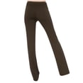 thumbnail image 4 of CFLVAEK Modal Crossover Yoga Pant Women Plus Size Tummy Control with Drawstring Sporty Solid Wide Leg Jogger Pant Stretch Mid Rise Jogging Trousers Casual Full Length Lounge Flare Leggings Brown S, 4 of 7