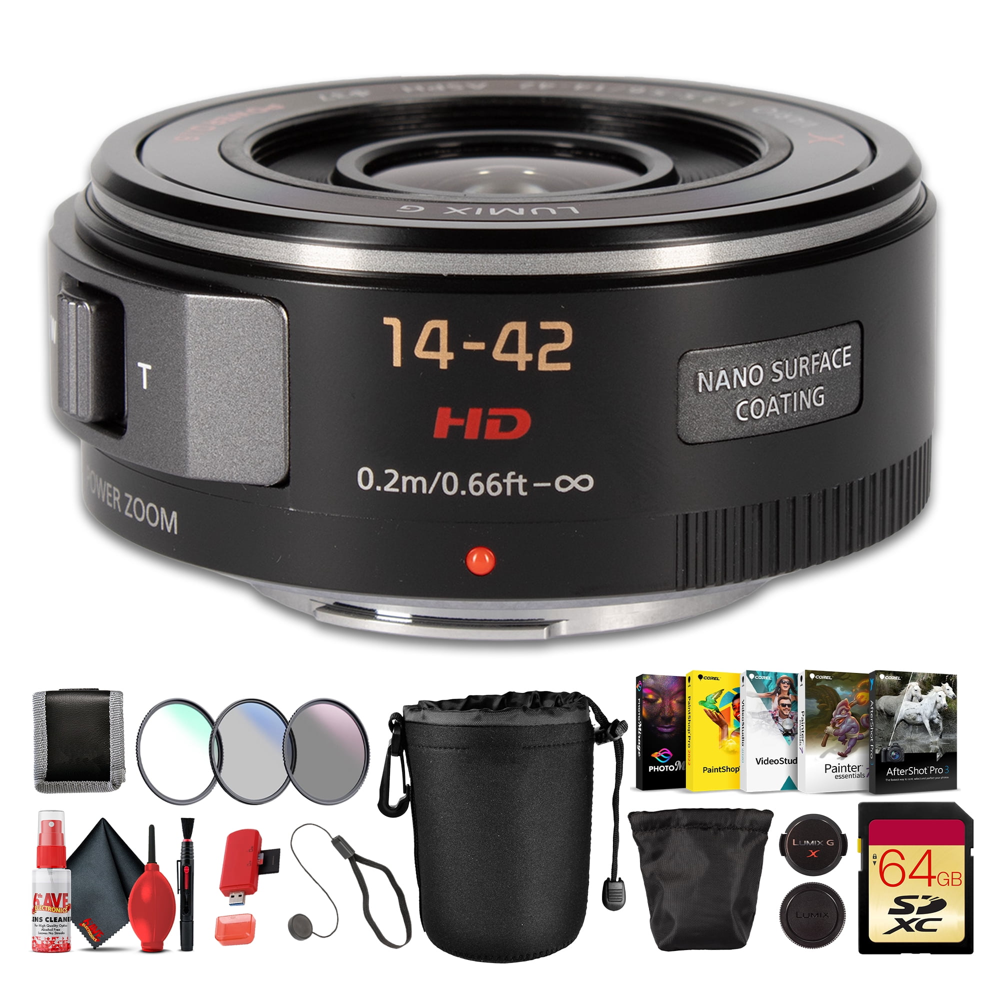 Panasonic Lumix G X Vario PZ 14-42mm f/3.5-5.6 Power O.I.S. Lens