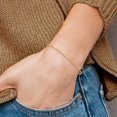 thumbnail image 4 of 14k Yellow Gold 8 Inch 1.2mm Parisian Wheat Chain Bracelet Spiga, 4 of 8