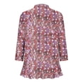 thumbnail image 4 of Pisexur Womens Jacket Open Front Cardigans Plus Size Jackets Coats Fall Jackets Women's Non Positioning Printed Fashionable Loose Lace Cardigan Top, 4 of 4
