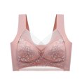 thumbnail image 1 of Timegard 2pc Lace Bras for Women Plus Size Full Coverage Mesh High Support Breathable Comfort Seamless Bra, 1 of 4