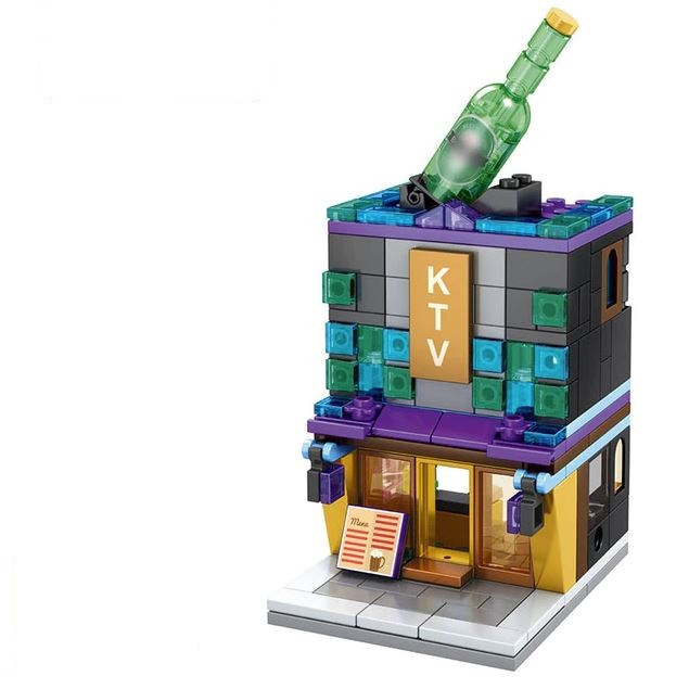 Pub Mini City Street Building Blocks