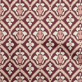 thumbnail image 1 of oneOone Rayon Maroon Fabric Asian Ikat Sewing Craft Projects Fabric Prints By Yard 56 Inch Wide, 1 of 4