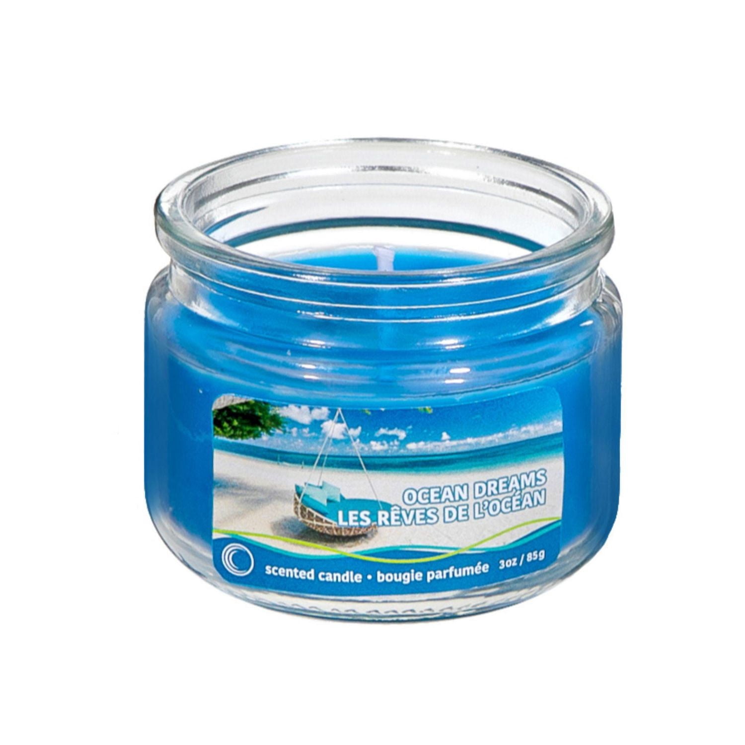 3 Oz Parfumée Pot En Verre Avec Couvercle (Ocean Dreams) - Set of 2