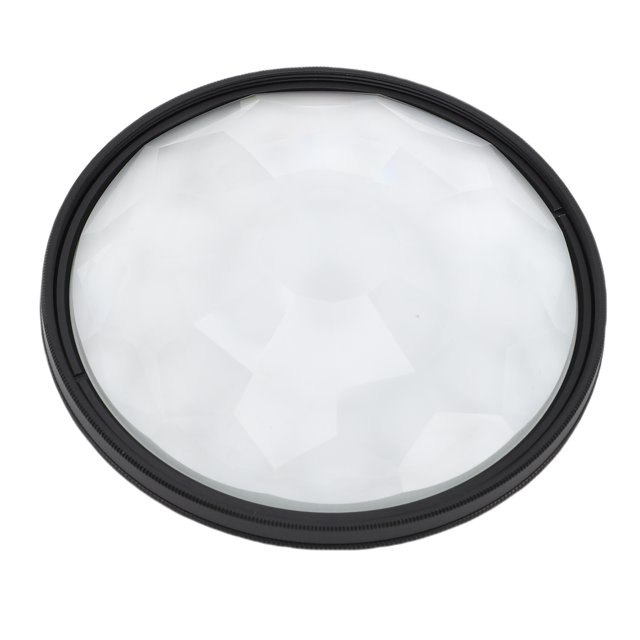 Camera Kaleidoscope Filter High Transmittance Optical Glass Lens Effects Filter Versatility Photography Grade Kaleidoscope Lens Rainbow Mirror Effects Enhance Image Quality DSLR