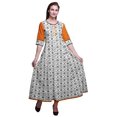 thumbnail image 1 of Bimba Robe Décontractée AnarkaliKurtiMaxi Imprimée IndianKurtisFor Women, 1 of 6