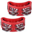 thumbnail image 5 of 2pcs Foot Tambourines Foot Bell Shaker Accompaniment Percussion Instrument Musical Instruments, 5 of 5