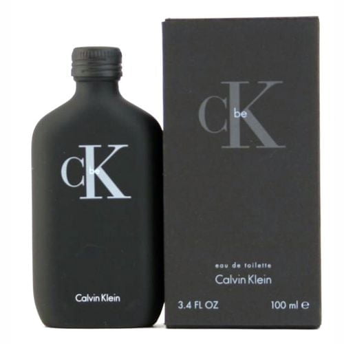 CK Be by Calvin Klein Vaporisateur eau de toilette Unisexe en Noir Mat 3,4 fl oz (100 ml) Bouteille avec Boîte Assortie, avec Image de Marque Minimaliste Blanc et Gris, Combinant Parfums de Fruits et d'Épices, Convient aux fragrances pour Hommes.