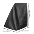 thumbnail image 2 of Outdoor Waterproof Garden Hose Reel Cart Cover All Season with Drawstring, 2 of 5