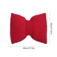 thumbnail image 3 of Dvkptbk Cotton Bow Pillows and Linen Pillow Solid Color Sofa Pillow Cushion Two Purpose Bow Pillow Lumbar Pillow 16X12 Inches Motheres Day Gift Pillow Bedding, 3 of 6
