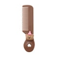 thumbnail image 2 of Portable Mini Hair Comb for Sensitive Scalp - Gentle Detangling Grooming Tool for On-the-Go, Car, Purse or Home Bathroom Essentials, 2 of 9