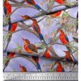 thumbnail image 3 of Soimoi Modal Satin Fabric Boy,Surfboard And Beach Bird Fabric Prints By Yard 42 Inch Wide, 3 of 3
