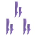 thumbnail image 3 of kurtrusly 2pcs/set Quick-drying And Elastic Slouch Socks Fit For All Feet Shape Extra Polyester Smooth Surface Soft Texture Light Purple 3Set, 3 of 6
