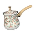 thumbnail image 2 of simhoa Arabic Coffee Pot with Pouring Spout Heat Resistant Handle Multifunctional Maple 550ml, 2 of 8
