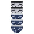thumbnail image 3 of Bigersell Womens Underwear Packs 5 Pack Patchwork Cotton Brief Seamless Underwear Multi-Pack Plus Size No Lines Panties Ladies No Show Full Coverage Underpants R-Multicolor 5XL, 3 of 8