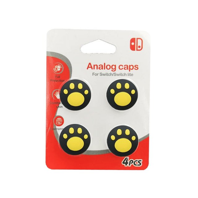 Cute Cat Claw Design Thumb Grip Caps Compatible with Switch & Switch Lite & Switch OLED, Joystick Cap Soft Silicone Cover