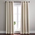 thumbnail image 1 of Better Homes & Gardens Linen Grommet Blackout Window Curtains Panel, 50" x 84", 1 of 6