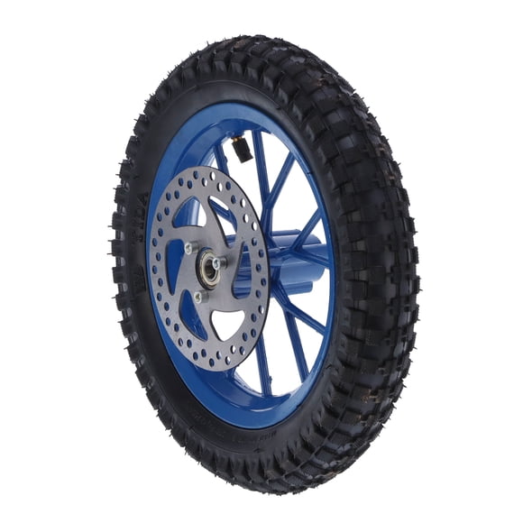 Wchiuoe Pneu avant, Pneu de Roue avant en Caoutchouc 12.5x2.75 Po Boulons de Pignon de Frein à Disque pour Mini Moto Tout-Terrain 2 Temps 47cc 49cc
