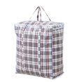 thumbnail image 1 of Big Sale ! Huayishang Home Textile Storage,Storage Case,Large Capacity Storage Bags Large Plastic Checkered Storage Laundry Bag with Zipper & Handles for Shopping Moving Travel, 1 of 7