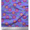 thumbnail image 1 of Soimoi Polyester Crepe Fabric Flower Artistic Print Fabric by Yard 52 Inch Wide, 1 of 3