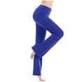 thumbnail image 2 of Timegard Yoga Pants for Women High Waist Comfort Loose Soft Fall Casual Solid Color Workout Gym Pants, 2 of 6