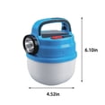 thumbnail image 3 of RXIRUCGD Solar Camping Lantern, USB Rechargeable Tent Light, Portable Flashlight for Camping, Hiking, 3 of 7