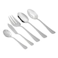 thumbnail image 3 of Mainstays Splendent 46 Piece Stainless Steel Flatware Set with Wooden Tray Organizer, Silver Tableware, 3 of 9