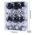 thumbnail image 2 of RKSTN Fall Decorations for Home 24PCS Christmas Tree Ornament Pendant Party Supplies Tree Hanging Plastic Ball Decorations, 2 of 2