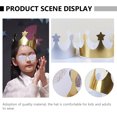thumbnail image 3 of 20pcs Golden King Crowns Gold Paper Party Crown Hat for Birthday Celebration, 3 of 7