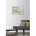 thumbnail image 3 of Map - Canada Wall Poster, 22.375" x 34" Framed, 3 of 4