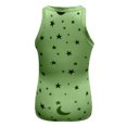 thumbnail image 5 of Fridja Débardeur Sans Manches à Col Rond Imprimé Étoile pour Femmes, Blouse de Sport, 5 of 5