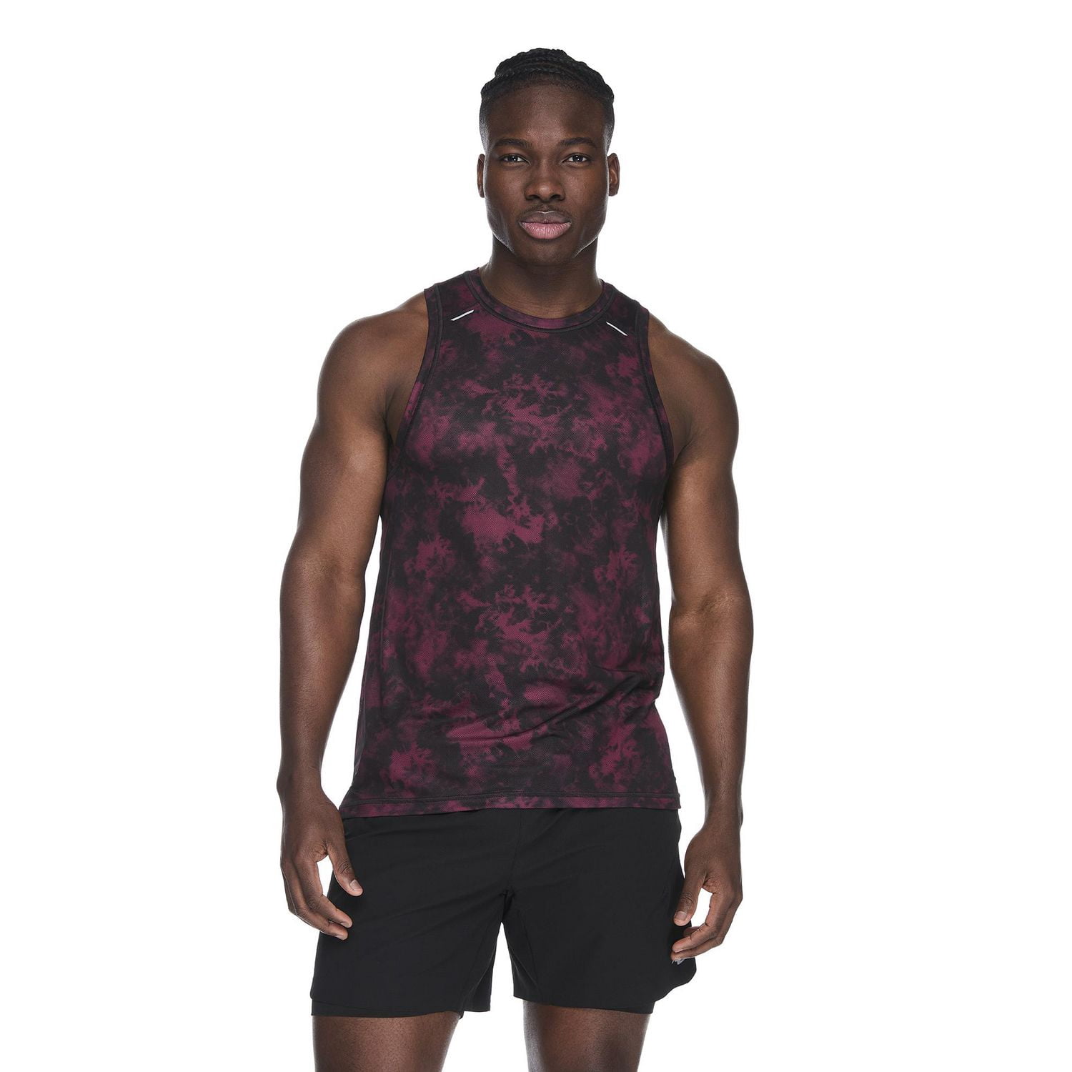 Débardeur de musculation en maille imprimée Athletic Works pour hommes