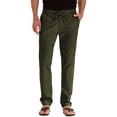 thumbnail image 1 of WEIYLL Men's Pants Casual Elastic Waist Adjustable Drawstring Green Trousers Size XXL, 1 of 6
