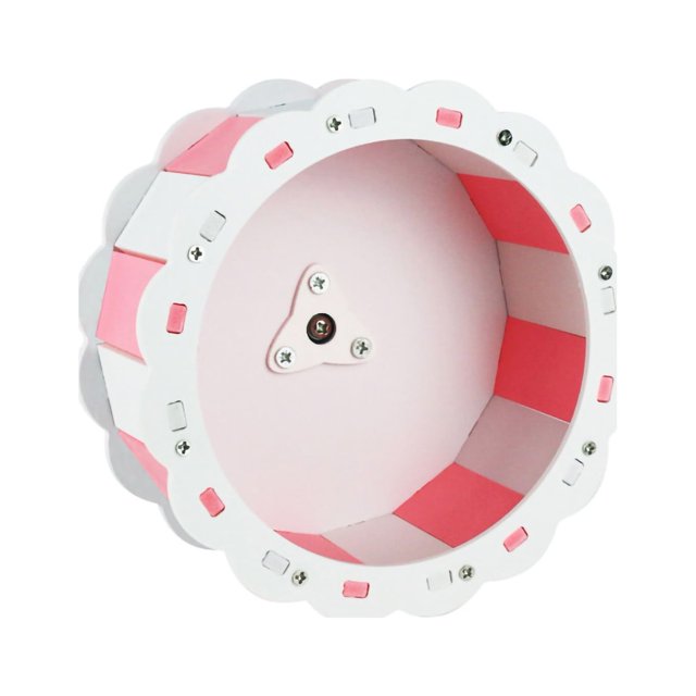 Shape Hamster Wheel Silent Sunflower Shape PVC Screw Assembly Pet Running Wheel for Pet Hamster Sports