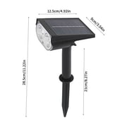 TopLLC Solar Lights Outdoor Solar Lawns Outdoor Patio Landscapes Lawns Street Light Garden Cottage Lighting Wall Light Solar Wall Light Purpose Location Floor Plug Light Garden Lights