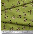 thumbnail image 3 of Soimoi Rayon Crepe Fabric Circle,Dot & Prawns Ocean Decor Fabric Printed Yard 46 Inch Wide, 3 of 3