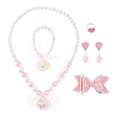 thumbnail image 1 of Ensemble de 6 Pcs Collier Bracelet Décoratif pour Enfants Bague à Doigt, 1 of 8