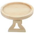 thumbnail image 3 of Sofa Armrest Tray Table Round Wooden Tray Foldable Snacks Tray Sofa Tray, 3 of 5