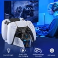 thumbnail image 3 of EUROA PS5 Controller Charger, Fast PS5 Charging Station,PS5 Accessories with Dual Controller Charging Dock for PS5 Controller with Light, 3 of 15