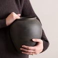 thumbnail image 3 of Bouclair Dark Brown Ceramic Table Vase, 3 of 8