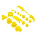 thumbnail image 1 of Bouton de Remplacement de Manette de Jeu, Ensemble de Boutons de Manette de Jeu Durable Compatible pour Série X Jaune, 1 of 8