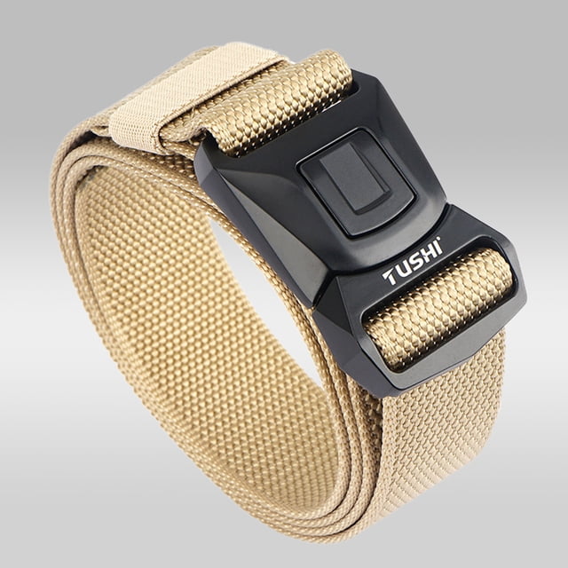 Men Belt Adjustable Length Multifunctional Wearproof Breathable Outdoor Sports Belt