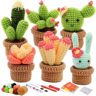 Crochet Starter Kit, Crochet Kit for Beginners, Beginner Crochet Kit for Adults, with Crochet Hooks,