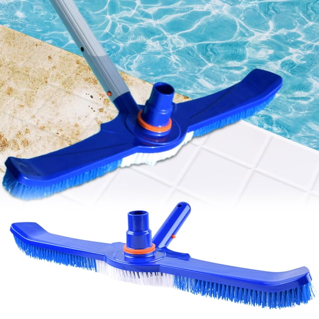 RKSTN A Brush 20 In Pool Brush Head Swimming Pool Wall Tile Brush Aluminium Swimming Pool Brush Head For Inground Pools Nylon Bristles Pool Cleaning Brush Pool Brushes