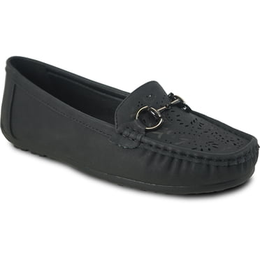 kozi Chaussures Plates Confort pour Femmes ML3250 Mocassins Décontractés à Enfiler avec Bout Rond Moc