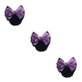 thumbnail image 3 of Decodeary Professional Hair Plate Mesh Pocket Practical Snood Net Elegant And Professional Two-Bows-purple 3Set, 3 of 6